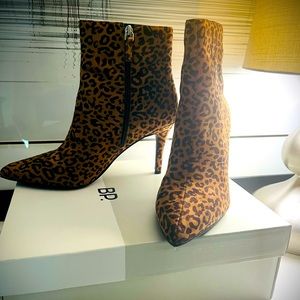 Leopard Faux Suede
